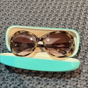 Kate Spade Tortoise Shell Sunglasses with Case